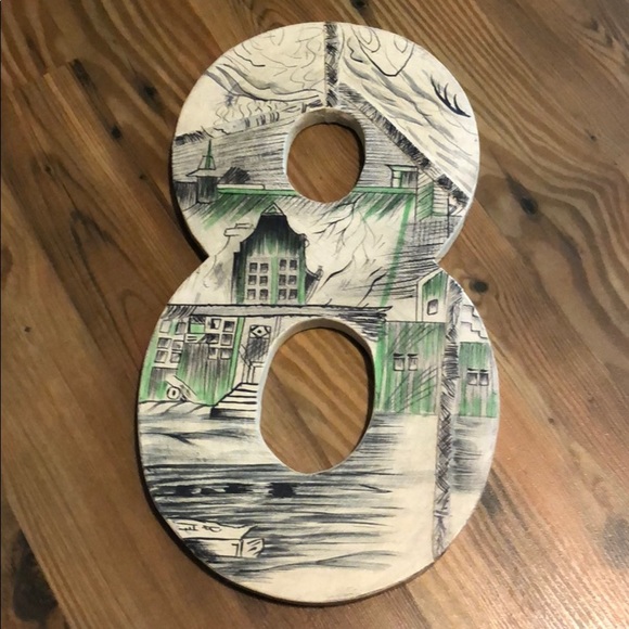 Anthropologie Other - 🆕 Anthropologie hand painted Swarm number 8  🆓🎁